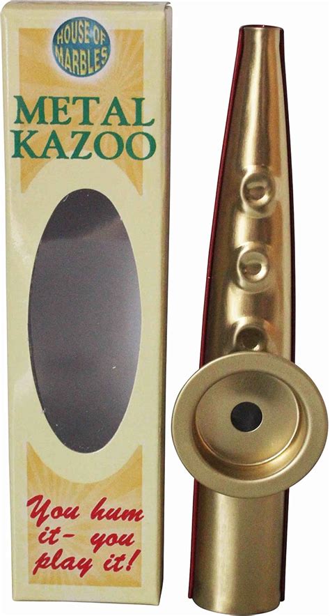 house of marbles metal kazoo|House of Marbles Premium Quality Metal Kazoo Hum to Play .